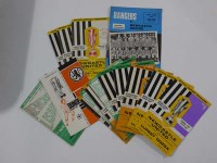 Lot 310 - Fifteen Fairs Cup football programmes from...