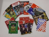 Lot 314 - A collection of World football programmes,...