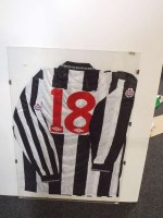 Lot 336 - A Newcastle United match worn shirt circa 1985,...