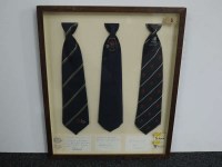 Lot 349 - Three England Rugby team commemorative ties,...