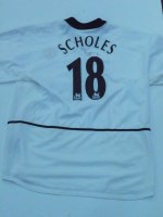 Lot 354 - Paul Scholes: a signed 2002-3 Manchester...