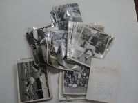 Lot 366 - A collection of action shots of footballers,...