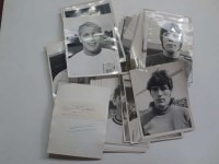 Lot 367 - A collection of footballer portrait...