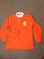 Lot 387 - A British Lions signed replica shirt, 1997,...