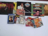 Lot 417 - Elvis Presley interest, to include: LP records,...