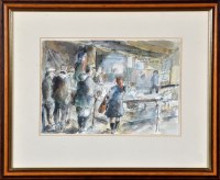 Lot 49 - Richard Hobson (1945-2004) ''TYNESIDE AUCTION...