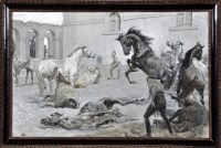 Lot 62 - John Charlton, RBA, ROI (1849-1917) ''HORSES'...