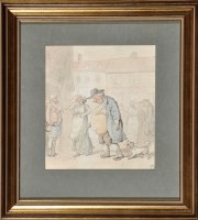 Lot 72 - Thomas Rowlandson (1756-1827) ''OLD BUM AND...