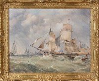 Lot 128 - Manner of Luke Clennell (1781-1840) A BRIG OFF...