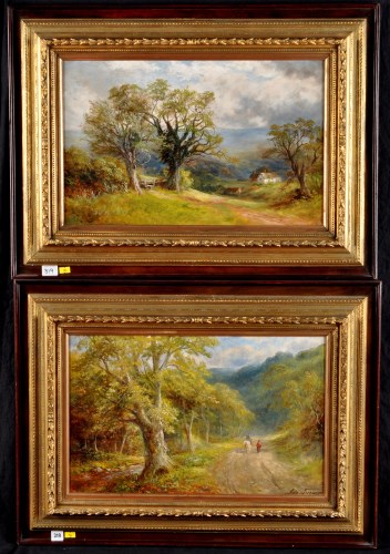 Lot 319 - George Turner (1843-1910) A COUNTRY COTTAGE,...