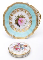 Lot 374 - Barr, Flight & Barr serving dish, turquoise...