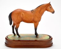 Lot 404 - Royal Worcester equestrian figure of an...