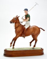 Lot 405 - Royal Worcester equestrian Polo figure of...