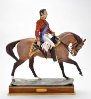 Lot 407 - Royal Worcester equestrian figure of...