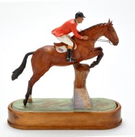 Lot 408 - Royal Worcester equestrian figure of ''Fox...