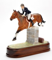 Lot 409 - Royal Worcester equestrian figure of...