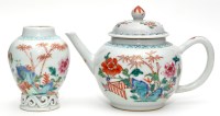 Lot 474 - Chinese famille rose teapot and cover,...