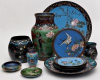 Lot 486 - Chinese cloisonne 'Persian Market' ovoid jar,...