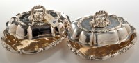 Lot 511 - A pair of 19th Century Sheffield plated entree...