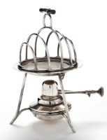 Lot 514 - An unusual early 20th Century toast rack, with...