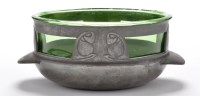 Lot 520 - A Liberty & Co: a Tudric pewter bowl, with...