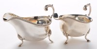 Lot 529 - An Elizabeth II sauce boat, by Israel Freeman...