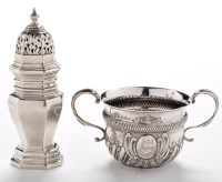 Lot 530 - An Edward VIII sugar caster, by Harrods Ltd....