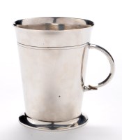 Lot 537 - A George V mug, by Northern Goldsmiths Co.,...