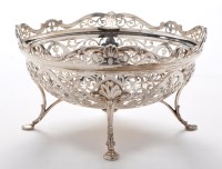 Lot 547 - A George V fruit bowl, by J. Deakin & Sons,...