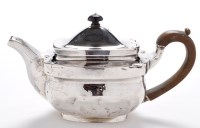 Lot 593 - A George III teapot, by Anne Robertson,...