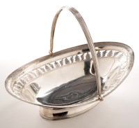 Lot 612 - A George III bread basket, by Henry Chawner,...