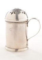 Lot 615 - A George I Britannia standard kitchen pepper,...