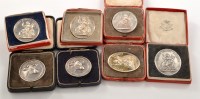 Lot 634 - A collection of mid 20th Century silver award...