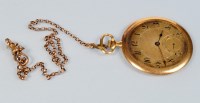 Lot 677 - Wittnauer & Co: a yellow precious metal...