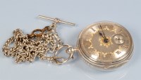 Lot 680 - A Victorian gentleman's silver pocket watch,...