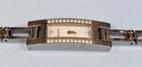 Lot 690 - Gucci: a lady's stainless steel wristwatch,...