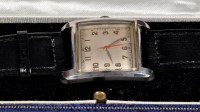 Lot 691 - A gentleman's stainless steel wristwatch, with...