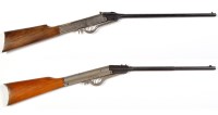 Lot 861 - A Gem type air gun, with two stage 17 3/4in....