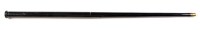 Lot 883 - A straight muzzle load air cane, with black re-...