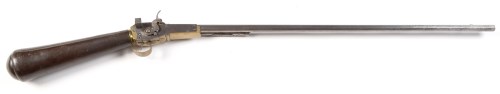 Lot 894 - An Austrian style flask-butt repeater air gun,...