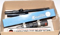 Lot 927 - Hawke air rifle scope in original box; a...