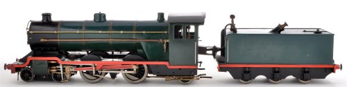 Lot 1058 - A scratch built live steam model locomotive...