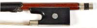 Lot 1067 - A violin bow stamped ''W-Seifert'', the ebony...