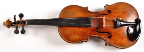 Lot 1088 - An early 20th Century violin, the two-piece...