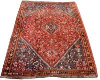 Lot 1118 - A Qashqai rug, with small central medallion...