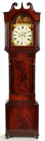 Lot 1152 - A Victorian mahogany longcase clock, with...