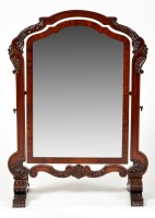 Lot 1179 - A large Victorian mahogany toilet mirror, by...