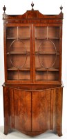 Lot 1191 - An early 19th Century mahogany bookcase, the...