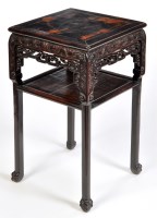 Lot 1221 - A 20th Century Chinese hardwood jardiniere...