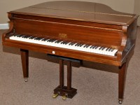 Lot 1249 - A baby grand piano by Allison, London,...